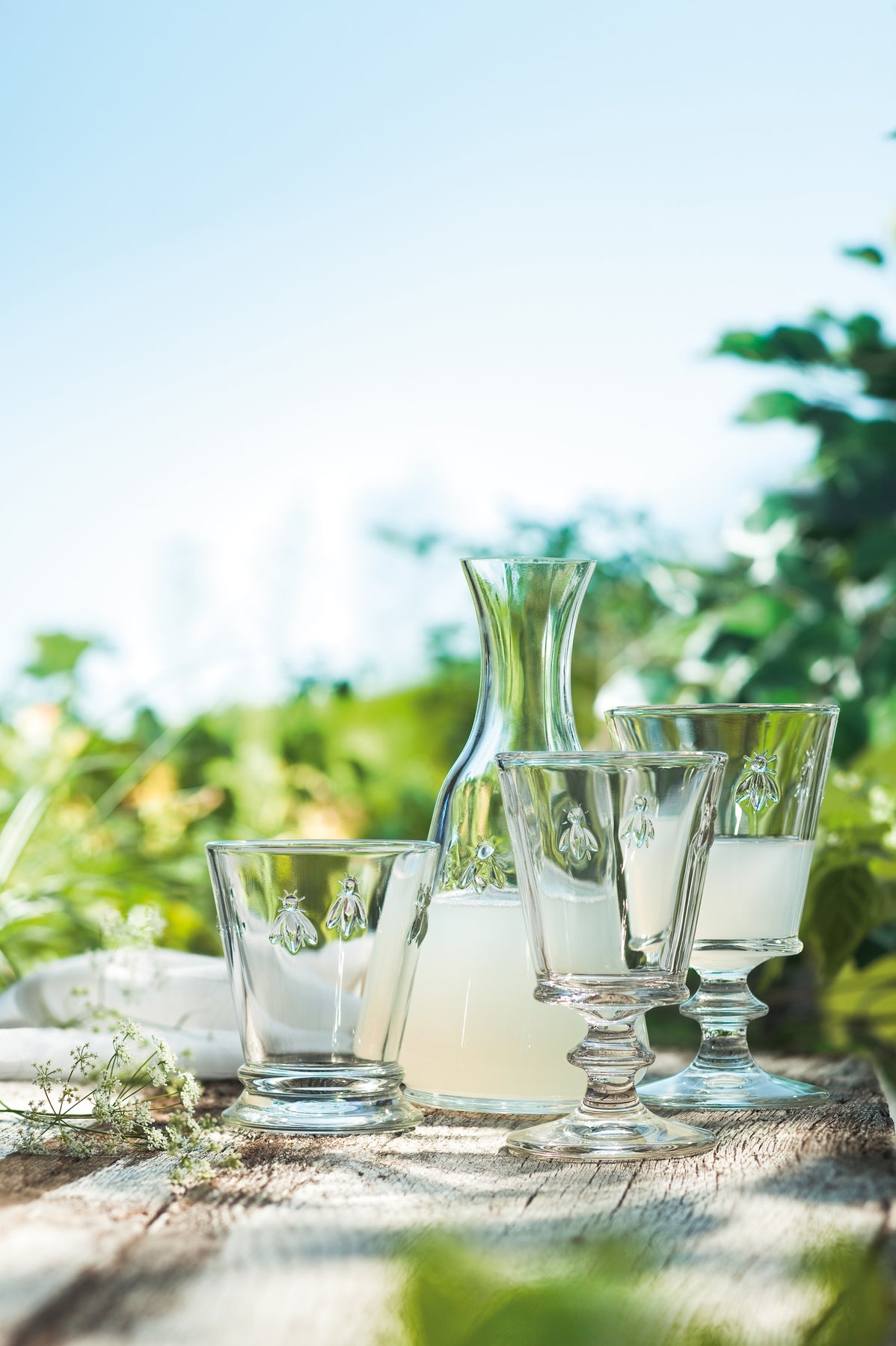 Bee Ice Tea Glass