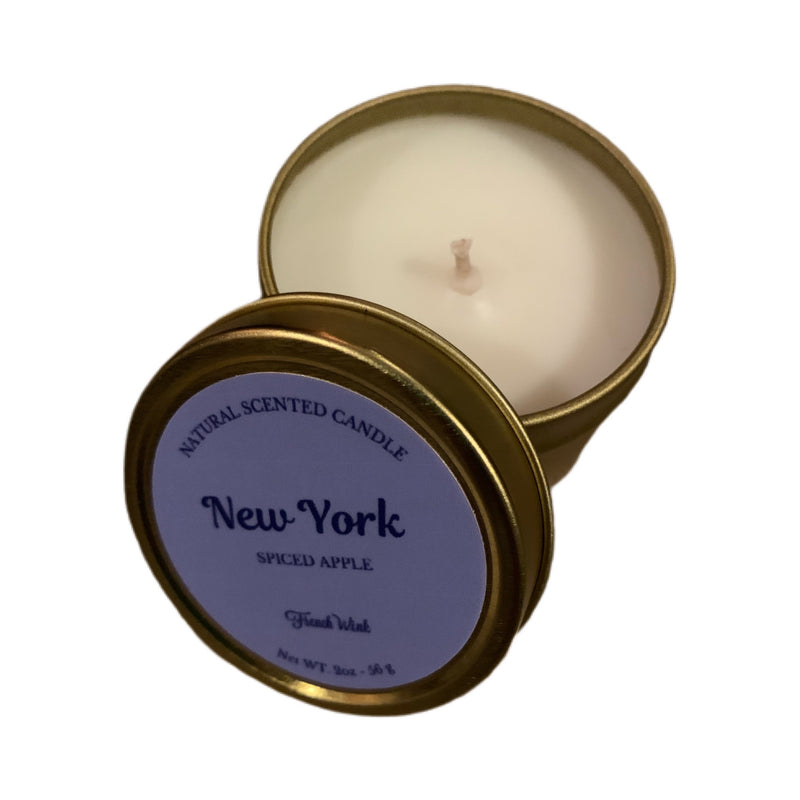 Mini French Wink Natural Candles - New York