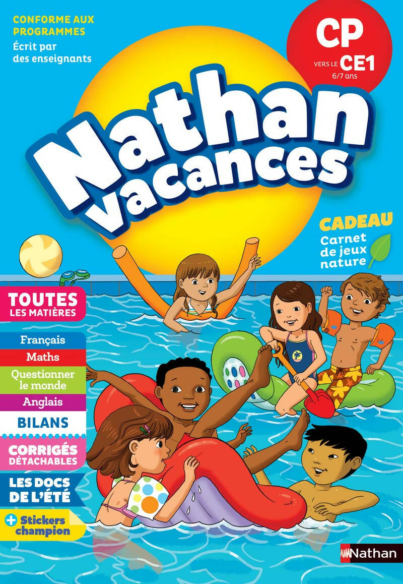 NATHAN – CAHIER DE VACANCES – CP VERS CE1 (6-7 ANS)