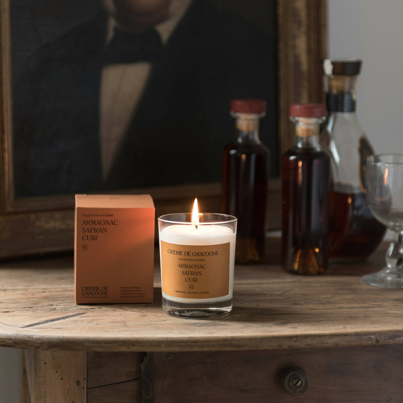 Cirerie De Gascogne - Armagnac, Saffron, Leather Blend Candle 6.34oz