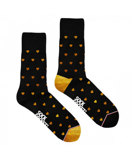 Laura socks with golden hearts