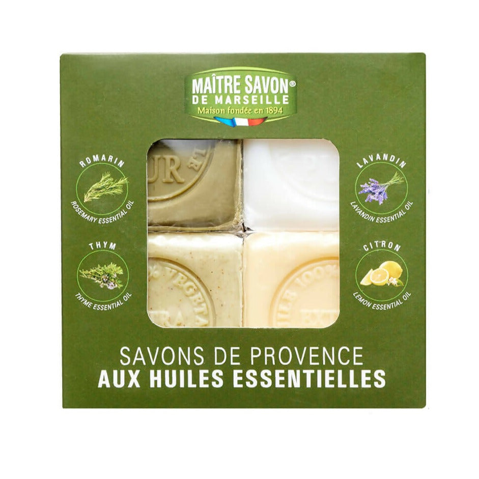 Maitre Savon de Marseille - Gift Box of 4 Provence Soaps
