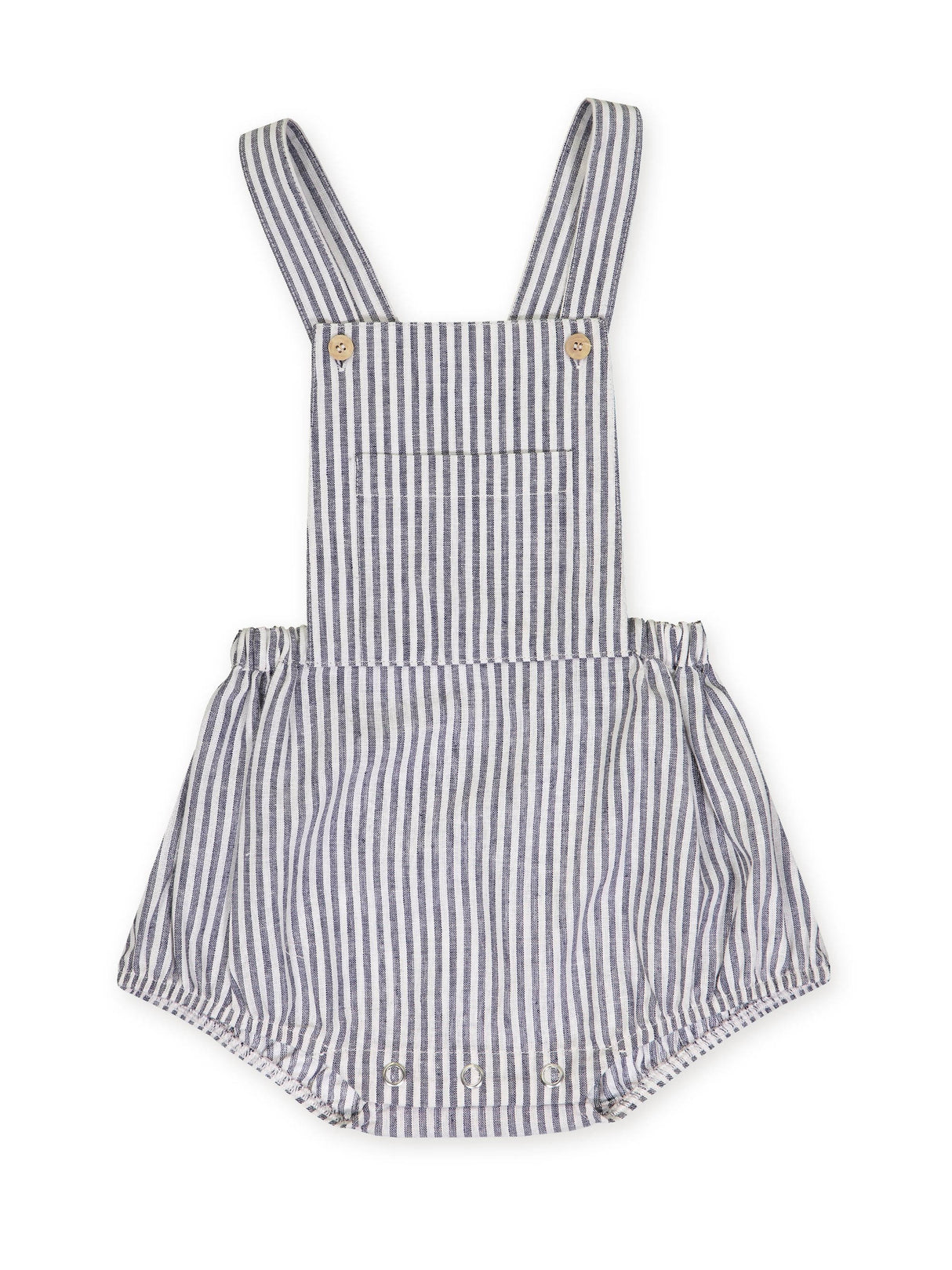 Overall Grey Stripes - Petite Lucette