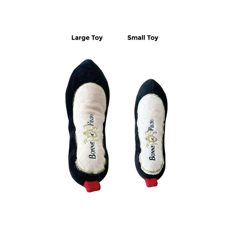 Red Heel Squeaky Dog Shoe Toy