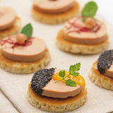 Presentation of Duck Foie Gras