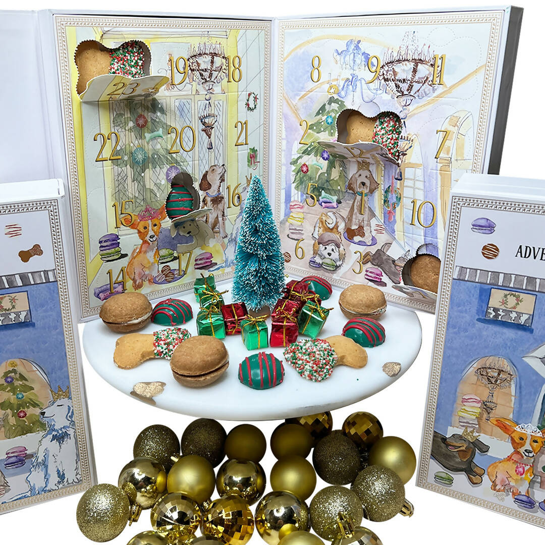 Dog Treats Advent Calendar - 24 Holiday Treats for Dogs