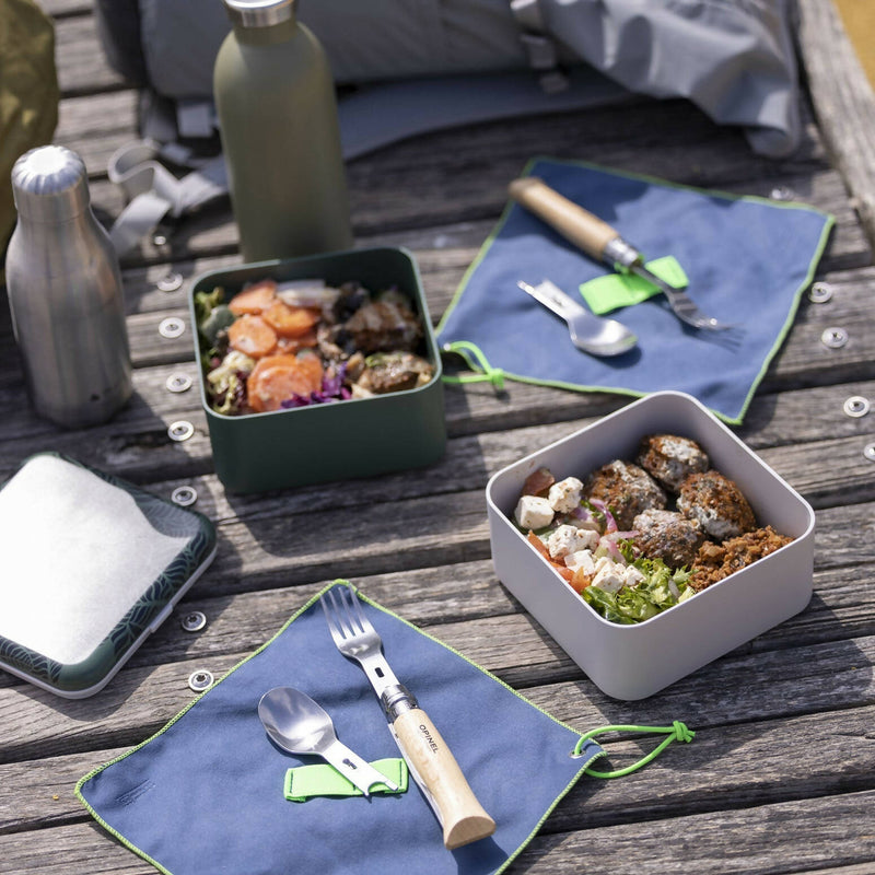 Opinel - Picnic+ Cutlery Complete Set with No.08 Folding Knife