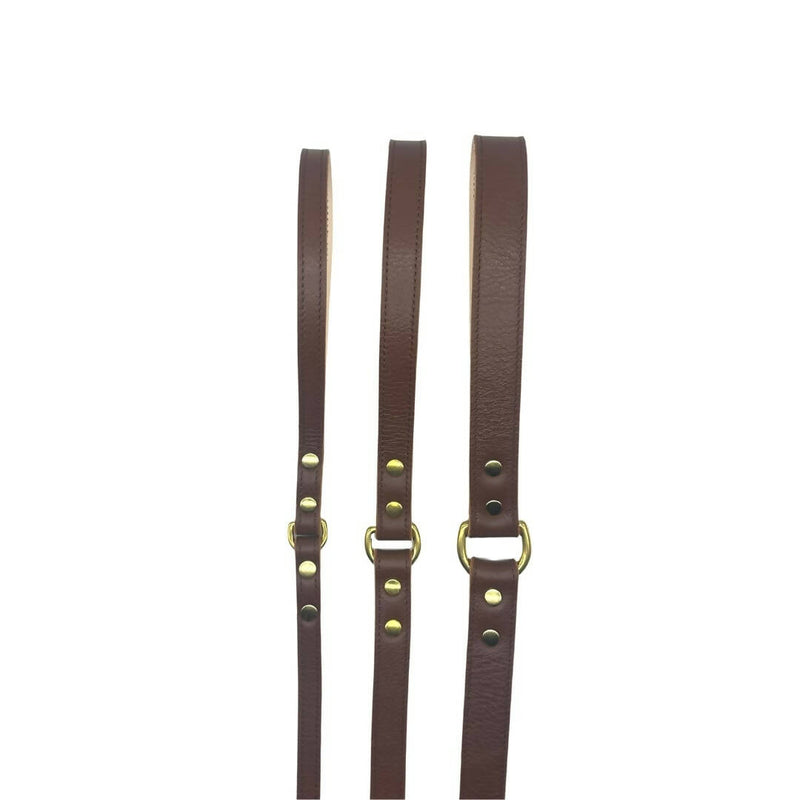 Plain Leather Dog Leashes